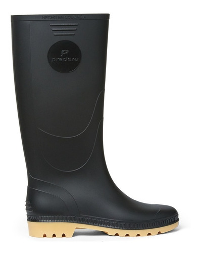 Botas De Caucho Color Negro Marca Idecal Ref Pradera