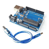 Placa Uno Smd Com Cabo Usb (compatível Com Arduino)