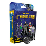Batman Gotham City Sem Lei + Moeda De Metal Jogo De Cartas