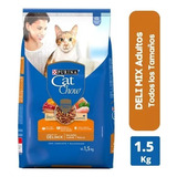 Alimento Croqueta Cat Chow Delimix Carne Y Pollo 1.5 Kg