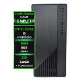 Cpu Desktop Intel I5 6500, 8gb Ddr4, Hd 240gb, Monitor Wi-fi