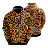 Blusa De Moletom Full Oncinha Moda Animal Print Casaco Frio 