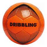 Pelota Futbol Drb Futsal Numero 4 Entrenar Recreativa Cosida Color Naranja/negro