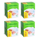 Kit 4 Cxs Absorvente P/seios Bellacotton Super Confort C/30