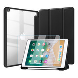 Smart Case Cover Para iPad Air 2 A1566 A1567 Ranura Pen