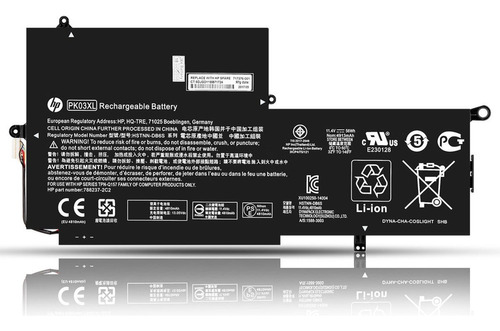 Bateria Original Hp Pk03xl X360 Convertible Pro X360 Pc (g1)