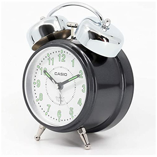 Casio Reloj Despertador De Campana Con Luz Y Repetición Tq36