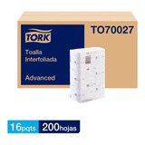 Toalla Interfoliada Tork Advance 16x200 Dh