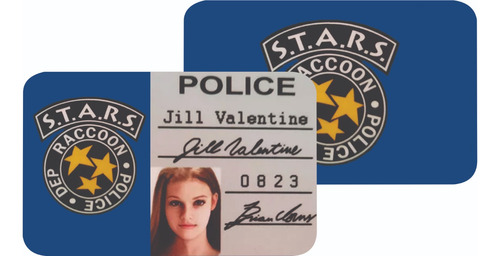 Credencial De Pvc Sublimadas - Equipo Star Jill Valentine