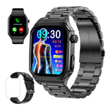 Reloj Inteligente 2.04 Bluetooth Ecg Ppg Impermeable Hombre