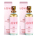 Kit 2 Perfume Feminino Love Amakha Paris Bolsa Bolso