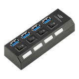 Regua Usb 3.0 Hub Com 4 Portas Speed 3.0 Chave On/off C3tech