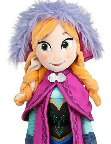 Peluche Juguete Muñeca Princesa Elsa Y Anna Frozen 40 Cm