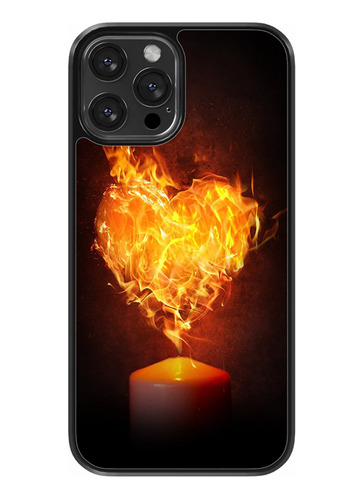 Funda Diseño Para Samsung Corazon De Fuego #8