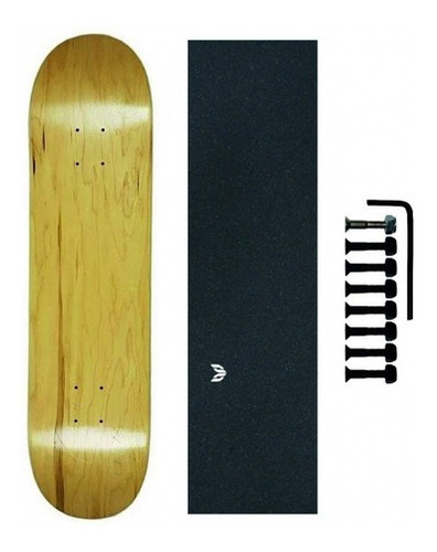 Shape Maple Canadense Cisco Skate Liso Lx Emborrachada + Pb