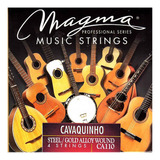 Encordado Para Cavaquinho Magma Ca110 Steel Gold Alloy