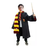 Disfraz Harry Potter Niños Incluye Lentes Y Varita 