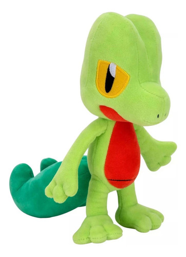 Brinquedo De Pelúcia Pokémon Treecko De 20 Cm - Ansaldo Color Lime Green