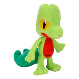 Brinquedo De Pelúcia Pokémon Treecko De 20 Cm - Ansaldo Color Lime Green