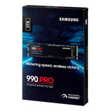 Unidad Sólida M.2 Samsung 990 Pro 2tb 7.450/6.9000mb/s