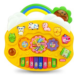 Teclado Infantil Musical Piano Interactivo Rainbow Amarillo