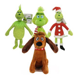 Adorno Navideño Peluche Grinch Perro Muñeca Regalo Niños