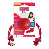 Pelota Para Perros Kong Ball Con Cuerda 