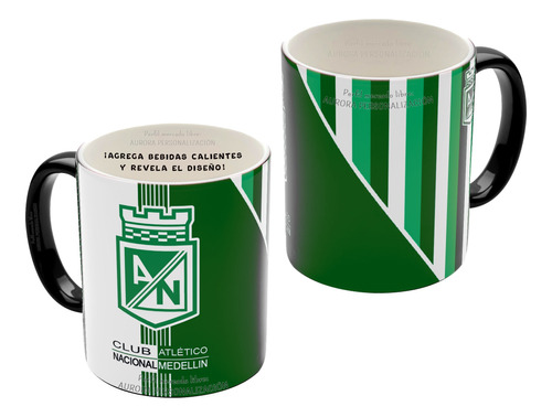 Mug Pocillo Mágico Atlético Nacional De Medellín 