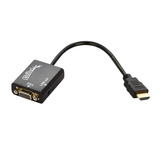 Cabo Conversor Hdmi Para Vga Com Áudio 20 Cm