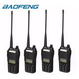 Kit X 4 Handy Baofeng Uv-82 Bateria Recargable Walkie Talkie