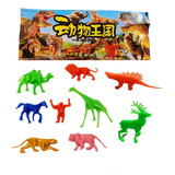 45 Animales Selva Y  Dinosaurios Juguete Piñata Souvenir 