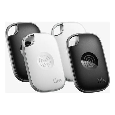 Tile Pro 2024 Rastreador Bluetooth GPS Localizador Life360 4 Piezas 2 Blancos y 2 Negros | Meses sin interés