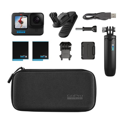 Cámara Gopro Kit Hero10 Black 5.3k  Cargador Dual +batería