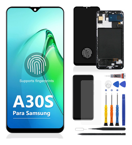 Pantalla Para Amoled Samsung A30s A307f A307g Con Marco