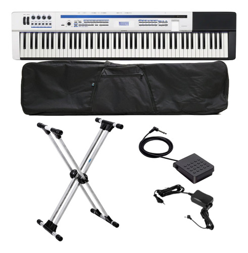 Piano Digital Casio Privia Px5s Wec2 + Capa E Suporte