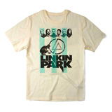 Camiseta Algodao Linkin Park Banda De Rock Chester Rap Metal