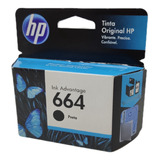 Cartucho 664 Preto Original Hp 1115 2136 3636 3836 4536 4676