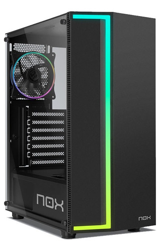 Gabinete Nox Infinity Gamma Argb, Luz Led, Atx/m-atx/itx