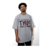 Remera Hombre Manga Corta Keel Over  Thug Life