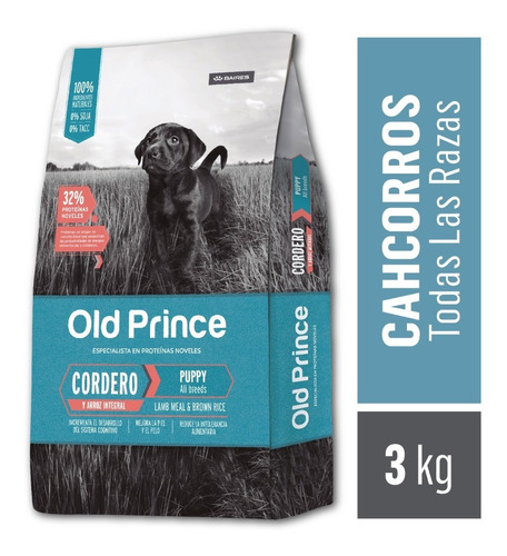 Old Prince Novel Cachorro Cordero X 3 Kg Kangoo Pet