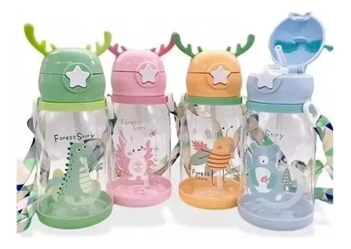 Termo Para Agua Jugo Botilito Infantil Niño Y Niña