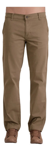 Pantalon Oggi Jeans Hombre Cafe Gabardina S Chinos 900 Movi | Envío gratis
