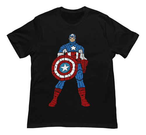 Playera Personalizada Capitán América Avengers Regalo Dtf