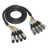 Cable Sub-snake Behringer 8 Canales 3 Metros Medusa