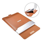 Capa Case De Laptop Com Suporte Notebook De Couro
