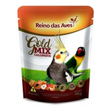 Mistura De Ração Calopsita Gold Mix 4kg - Reino Das Aves