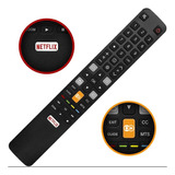 Controle Remoto Tv Tcl Smart Rc802n L55s4900fs Netflix Globo