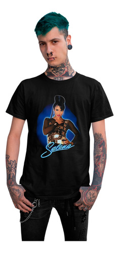 Playera Selena Quintanilla Color Negro Aesthetic Oferta Hoy