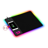 Mousepad Gamer Redragon Crater Qi Wireless Médio Rgb P028