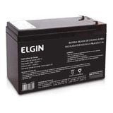 01 Bateria Selada Elgin Vrla 12v 7ah Nobreak Central Alarme